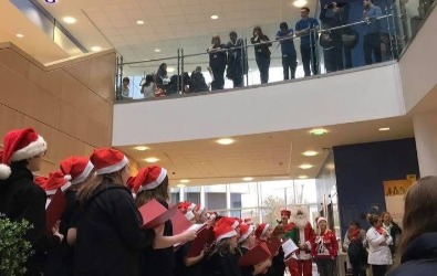 Enjoy singing with a group of people