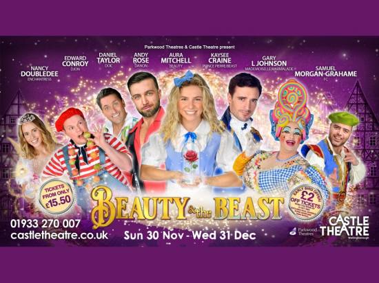 Edward Conroy in ‘Beauty & The Beast' at The Castle Theatre, Wellingborough.