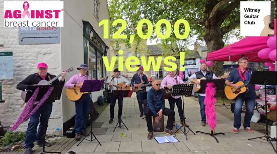 Witney Guitar Club video seen 12,000  times