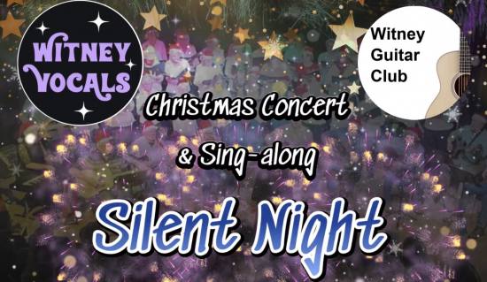 Witney Vocals Choir and Witney Guitar Club perform 'Silent Night' at The Conroy Collective Christmas Concert in Witney