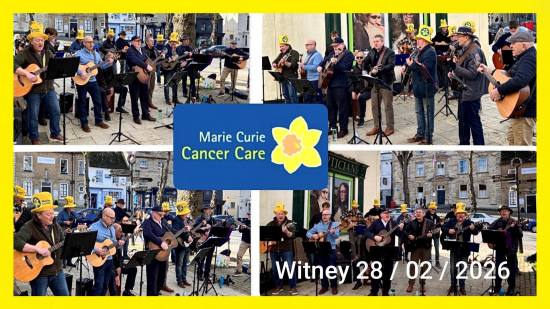 Witney Guitar Club raise funds for Marie Curie charity