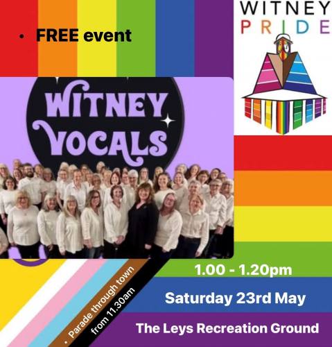 Witney Pride 2026 - Witney Vocals Choir